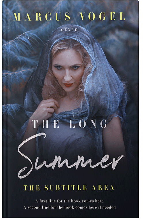 Front view of Premade Horror Book Cover - Charade