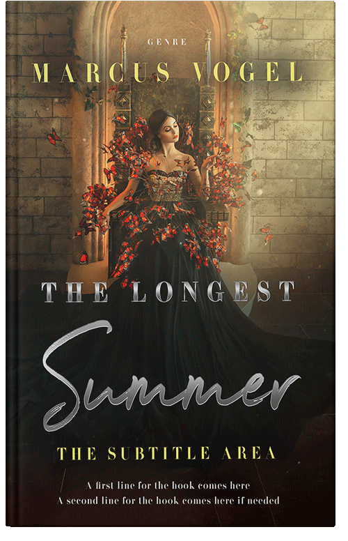 Front view of Premade Fantasy Book Cover - Twine