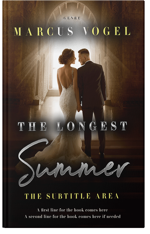 Front view of Premade Romance Book Cover - Crowshead