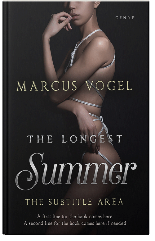 Front view of Premade Erotica Book Cover - Cod Gray