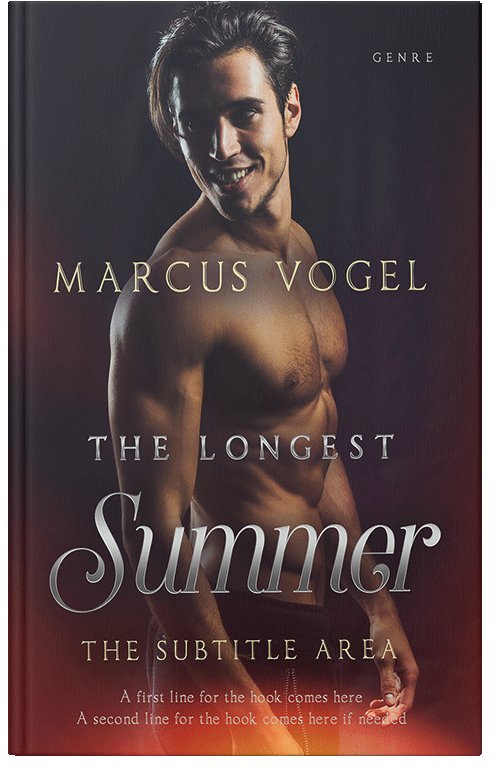 Front view of Premade Erotica Book Cover - Cocoa Brown