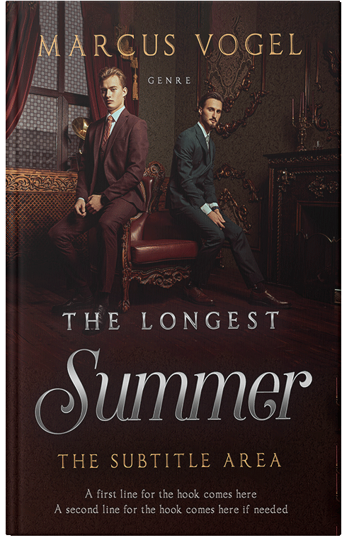 Front view of Premade Business Book Cover - Coffee Bean