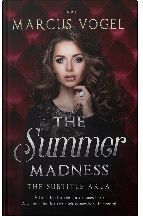 Front view of Premade Romance Book Cover - Asphalt