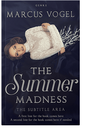 Pre Made Book Cover Soft Amber