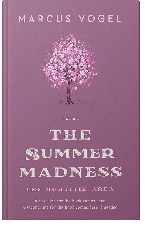 Front view of Premade Poetry Book Cover - Strikemaster