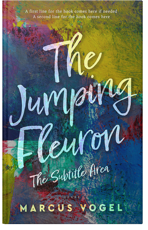 Front view of Premade Literary Fiction Book Cover - Oxford Blue