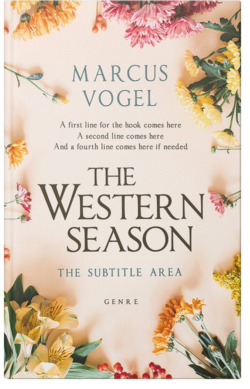 Front view of Premade Romance Book Cover - Linen