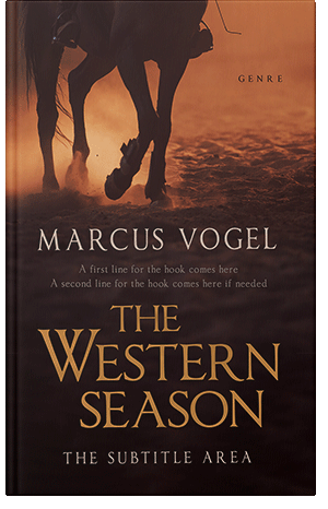 Premade Book Cover Copper