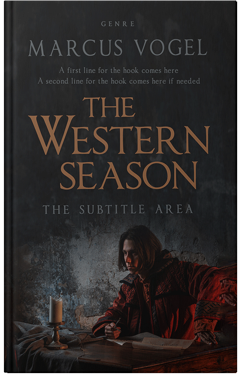 Front view of Premade Historical Book Cover - Cod Gray