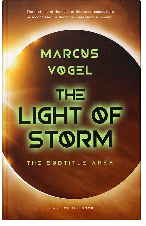 Front view of Premade Science Fiction Book Cover - Copper Canyon