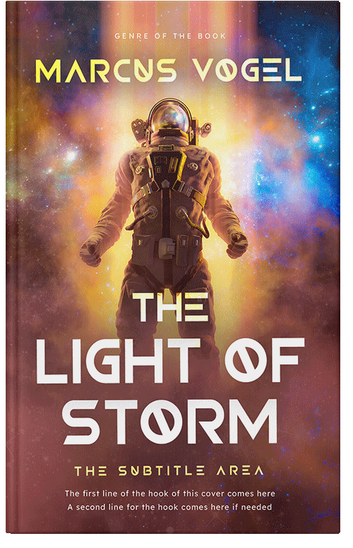 Front view of Premade Science Fiction Book Cover - Spicy Mix