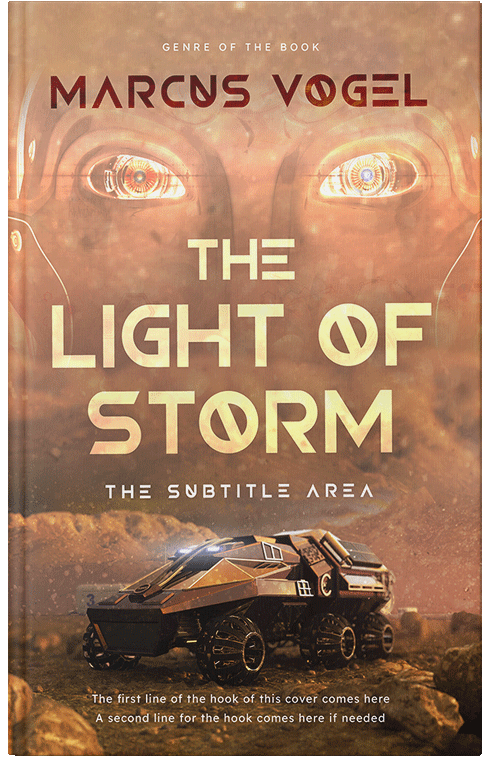 Front view of Premade Apocalyptica Book Cover - Muddy Waters