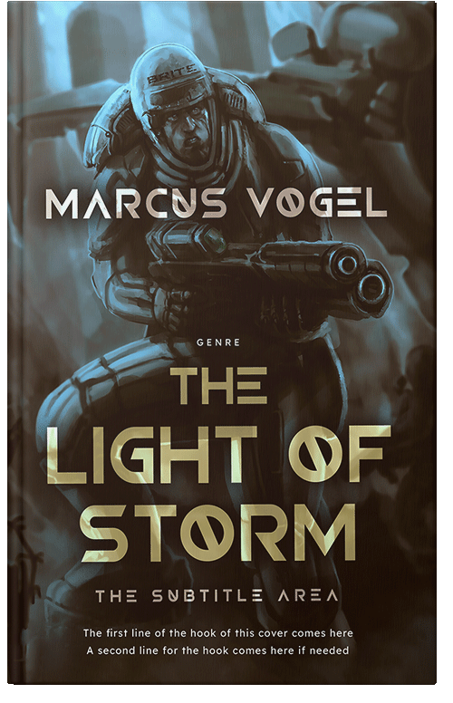 Front view of Premade Science Fiction Book Cover - Birch