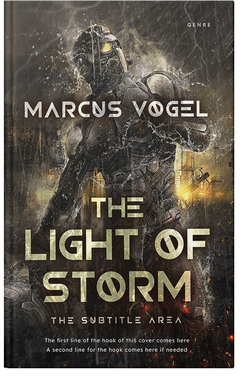 Front view of Premade Apocalyptica Book Cover - Birch