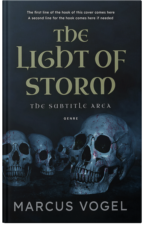 Front view of Premade Horror Book Cover - Firefly