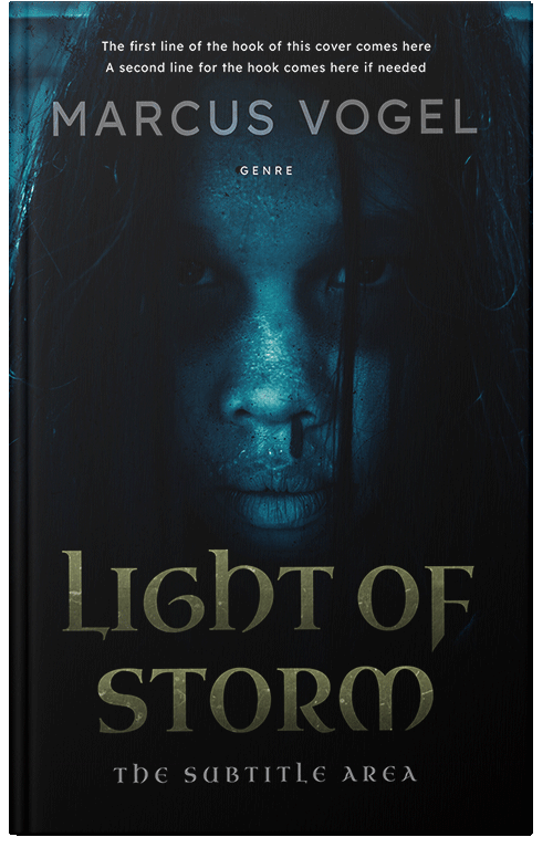 Front view of Premade Horror Book Cover - Firefly