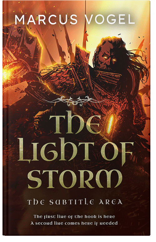 Front view of Premade Fantasy Book Cover - Wood Bark