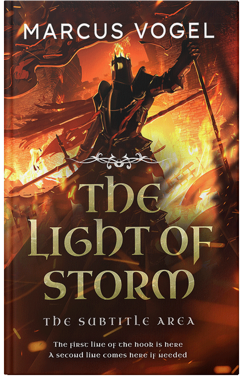 Front view of Premade Fantasy Book Cover - Di Serria