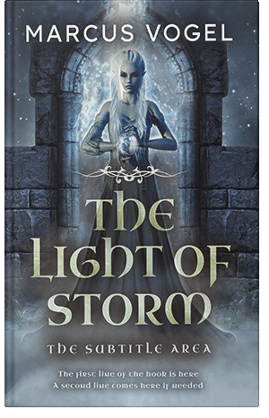 Premade Book Cover Bright Gray