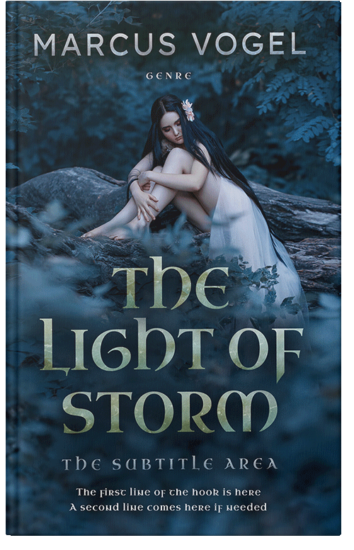 Front view of Premade Fantasy Book Cover - Elephant