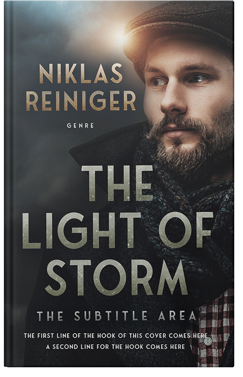 Front view of Premade Mystery & Thriller & Suspense Book Cover - Shark