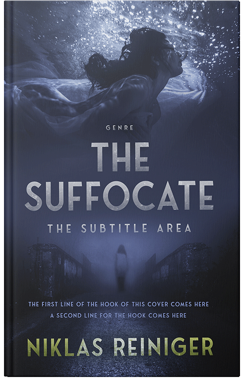 Front view of Premade Mystery & Thriller & Suspense Book Cover - Ebony Clay