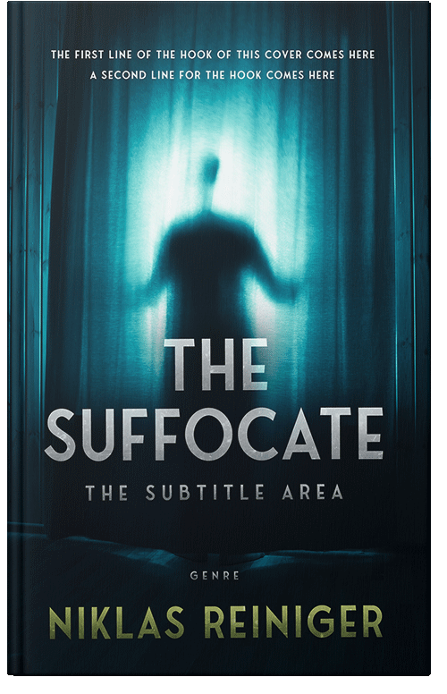 Front view of Premade Horror Book Cover - Jet Stream