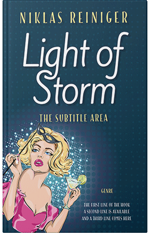 Premade Book Cover Black