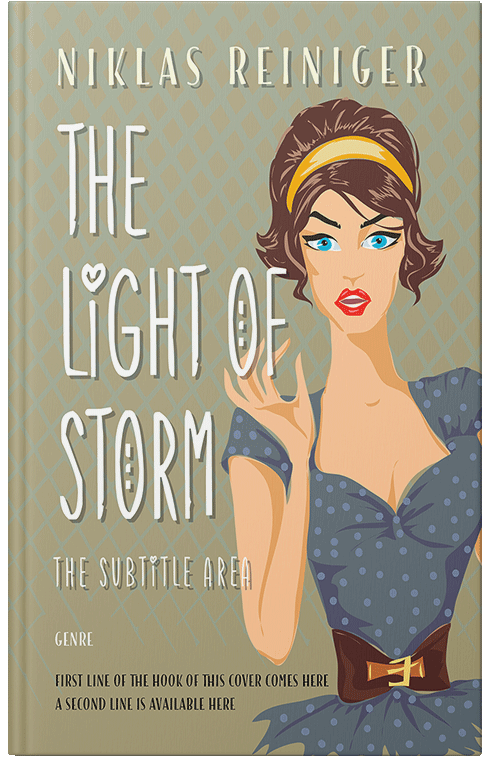 Front view of Premade Erotica Book Cover - Hillary