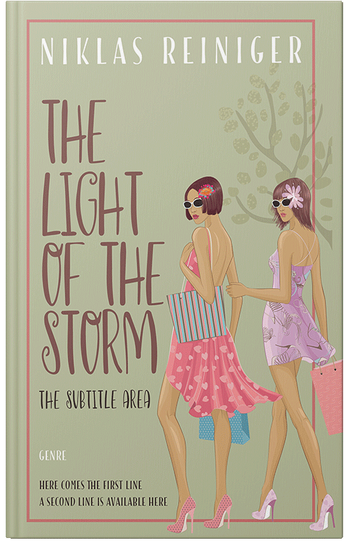 Front view of Premade Teen & Young Adult Book Cover - Coral Reef