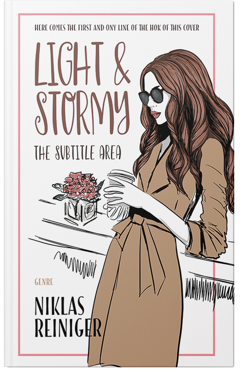 Front view of Premade Teen & Young Adult Book Cover - Brandy Rose