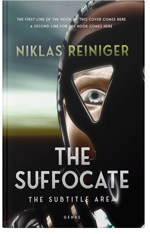 Front view of Premade Apocalyptica Book Cover - Kangaroo