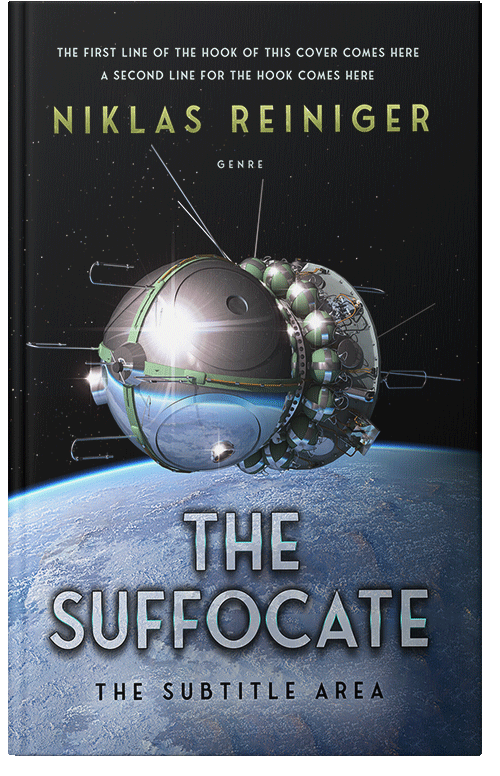 Front view of Premade Science Fiction Book Cover - Heather