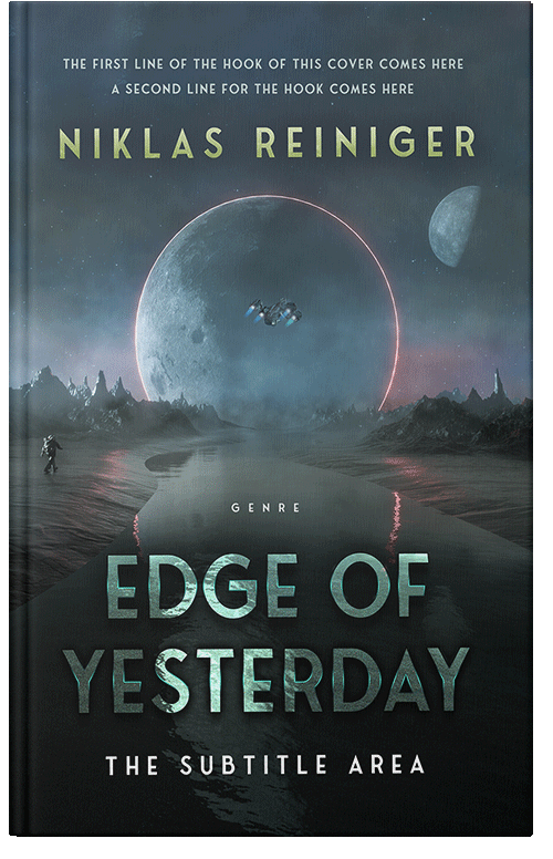 Front view of Premade Science Fiction Book Cover - Outer Space