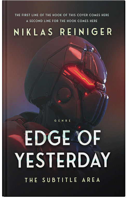 Front view of Premade Science Fiction Book Cover - Cocoa Brown