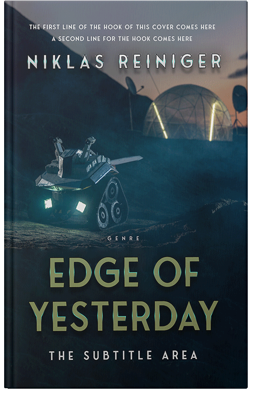 Front view of Premade Apocalyptica Book Cover - Firefly