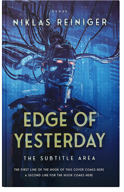 Front view of Premade Science Fiction Book Cover - Bunting