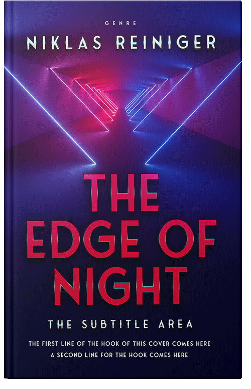 Front view of Premade Science Fiction Book Cover - Violet