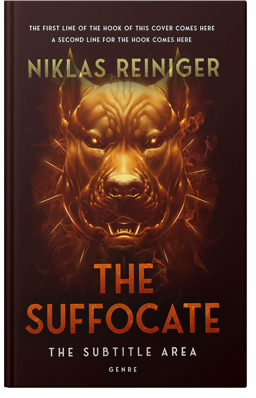 Front view of Premade Horror Book Cover - Tuscany