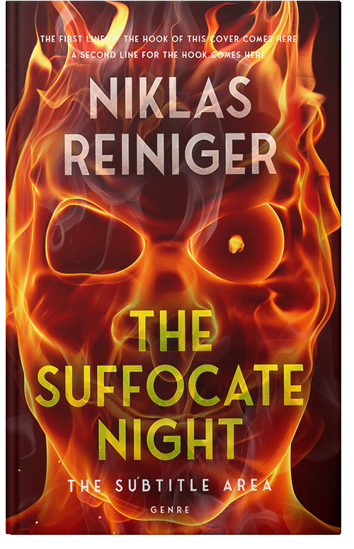 Front view of Premade Horror Book Cover - Pueblo