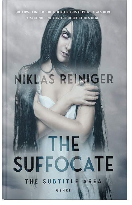 Front view of Premade Horror Book Cover - Silver Sand