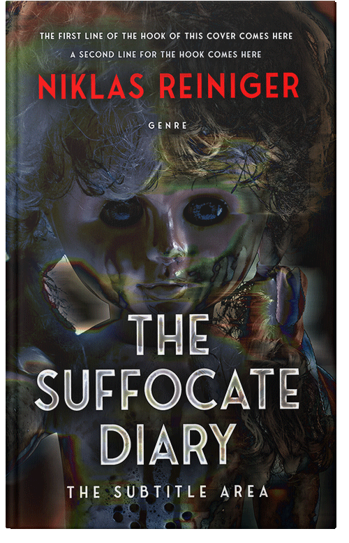 Front view of Premade Horror Book Cover - Tuatara