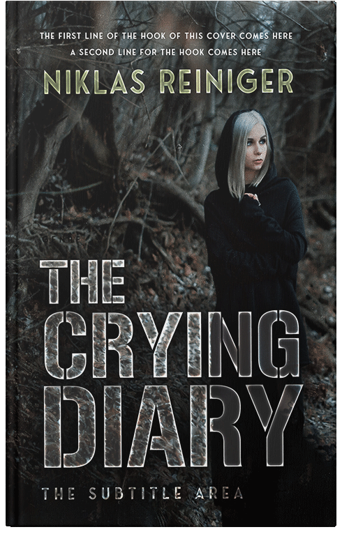 Front view of Premade Horror Book Cover - Heavy Metal