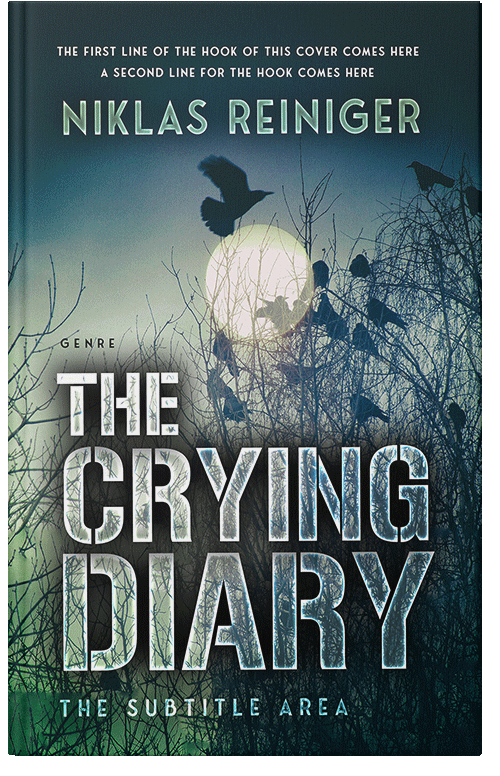 Front view of Premade Horror Book Cover - Gable Green