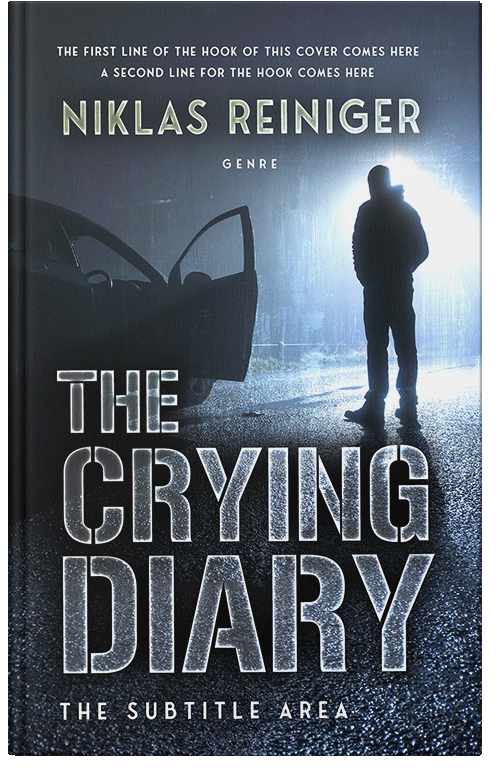 Front view of Premade Mystery & Thriller & Suspense Book Cover - Ebony Clay