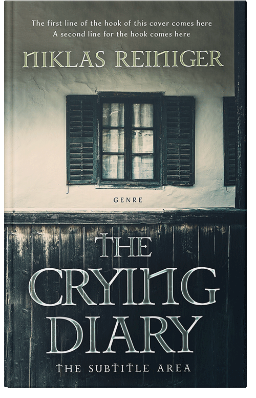 Front view of Premade Mystery & Thriller & Suspense Book Cover - Outer Space