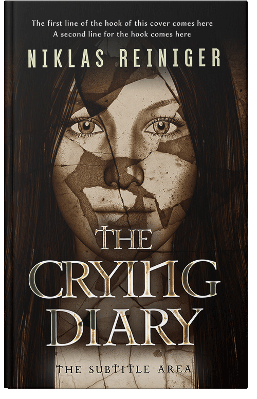 Front view of Premade Horror Book Cover - Coral Reef