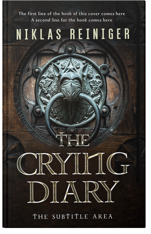 Front view of Premade Horror Book Cover - Zeus