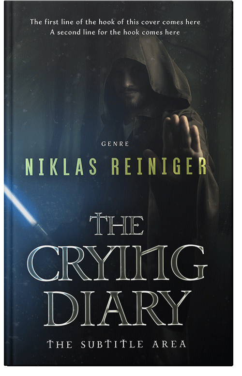 Front view of Premade Fantasy Book Cover - Bunker