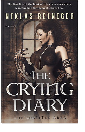 Pre Made Book Cover Cocoa Brown